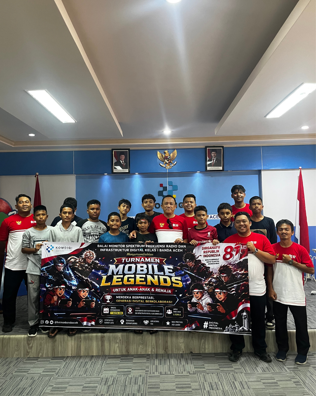 Balai Monitor Spektrum Frekuensi Radio & Infrastruktur Digital Kelas I Banda Aceh Semarakkan HUT ke-81 Kemerdekaan Republik Indonesia 22