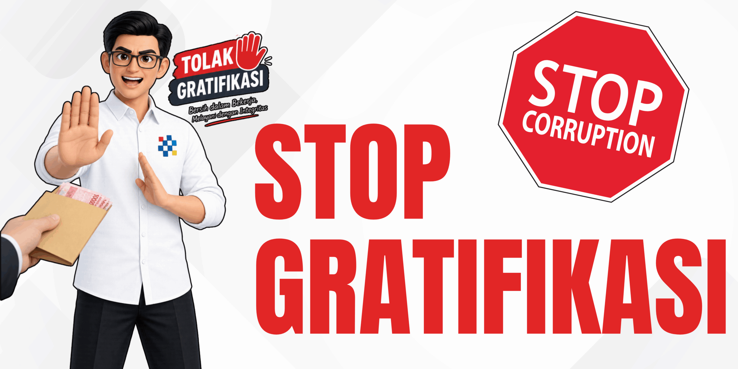 Beranda merah putih ilustrasi anti korupsi korupsi spanduk (1)